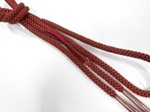 未使用品　正絹　手組帯締め